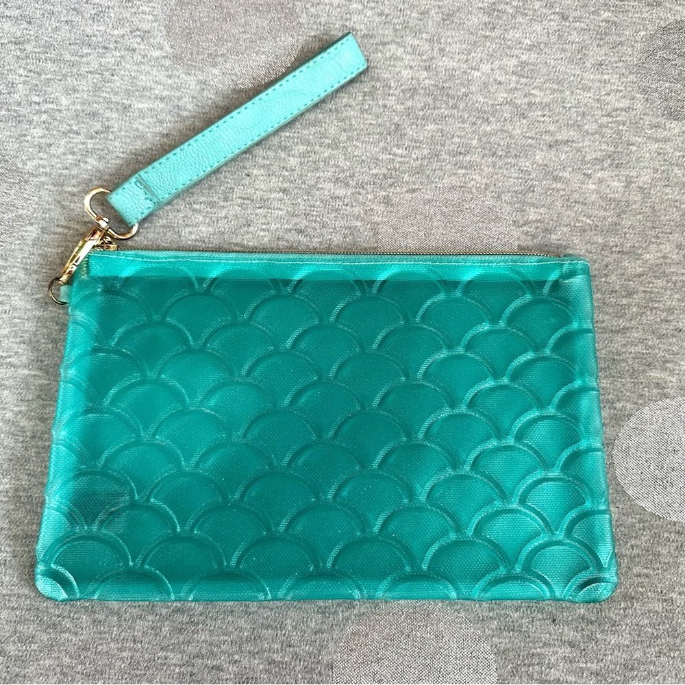Teal Green Mermaid Sale Plastic Makeup Bag Case